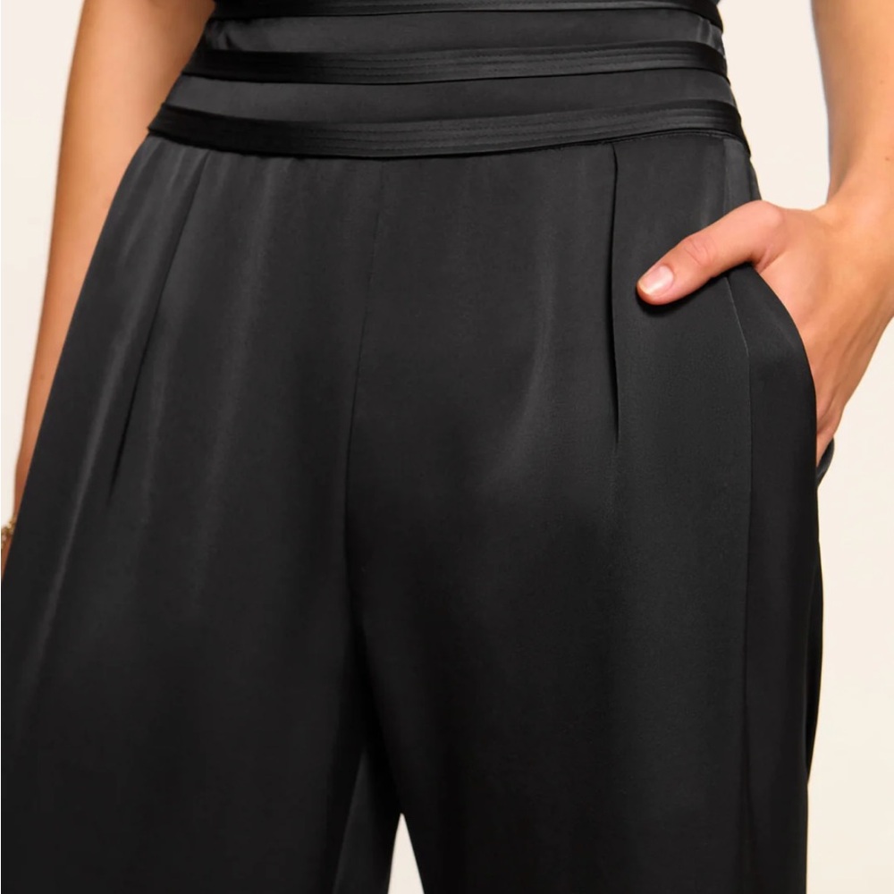 Ramy Brook Black Joss Wide Leg Pant